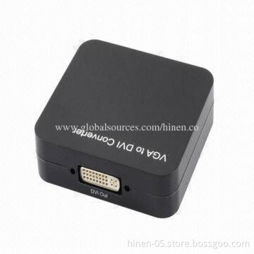 VGA to DVI Converter, Supports Highest Video Resolution of 1280x1024